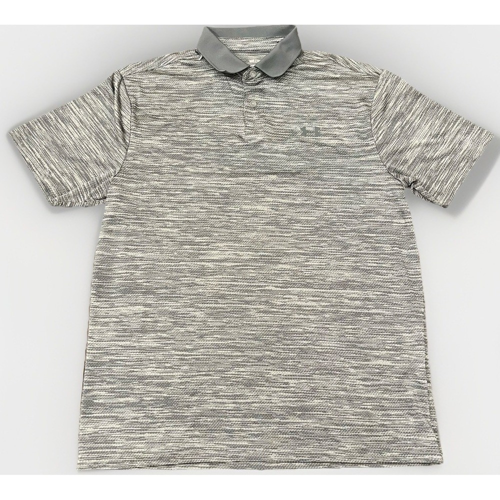 Under Armour The Performance Short Sleeve Golf Polo Shirt Men's M Gray - Picture 2 of 8